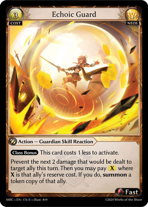 Echoic Guard (176) [Mercurial Heart] | Card Merchant Takapuna