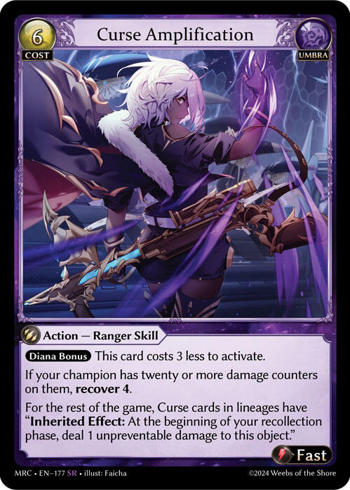 Curse Amplification (177) [Mercurial Heart] | Card Merchant Takapuna