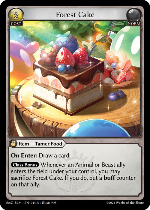 Forest Cake (014) [Silvie Re:Collection, Slime Sovereign] | Card Merchant Takapuna