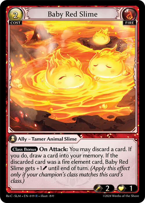 Baby Red Slime (019) [Silvie Re:Collection, Slime Sovereign] | Card Merchant Takapuna