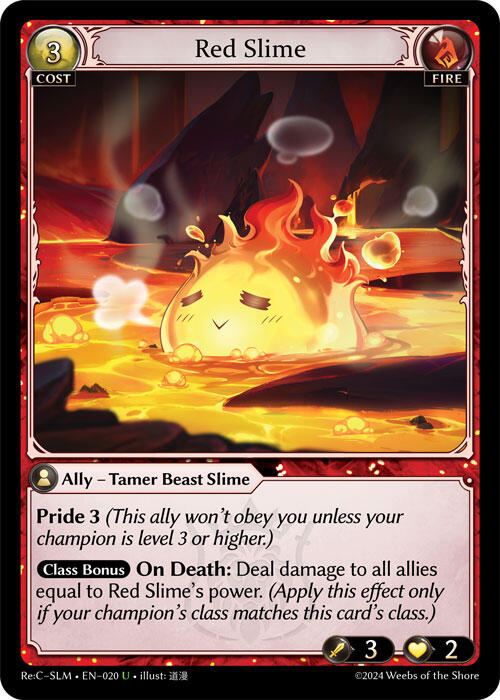 Red Slime (020) [Silvie Re:Collection, Slime Sovereign] | Card Merchant Takapuna