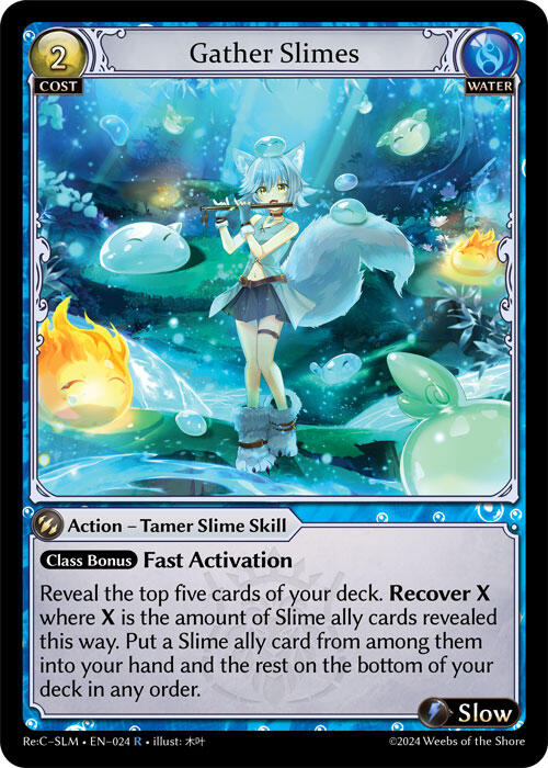 Gather Slimes (024) [Silvie Re:Collection, Slime Sovereign] | Card Merchant Takapuna