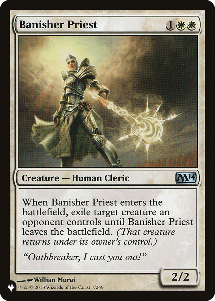Banisher Priest [The List] | Card Merchant Takapuna