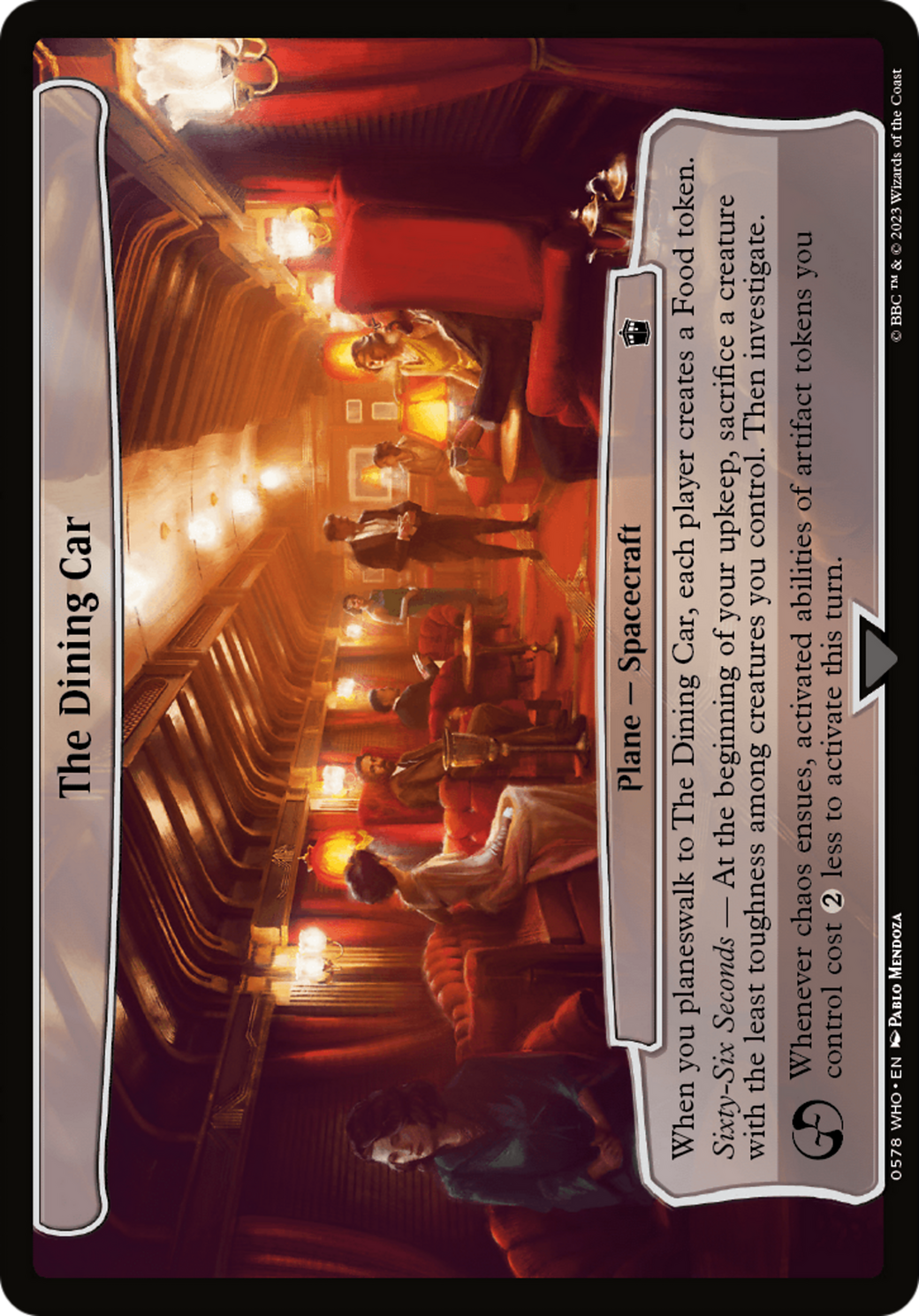 The Dining Car [Doctor Who] | Card Merchant Takapuna