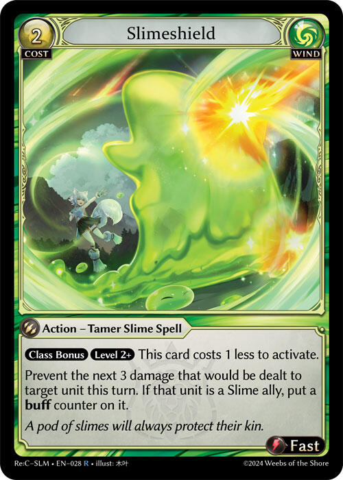 Slimeshield (028) [Silvie Re:Collection, Slime Sovereign] | Card Merchant Takapuna