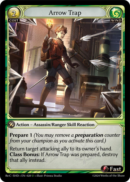 Arrow Trap (020) [Tristan Re:Collection, Shadowdancer] | Card Merchant Takapuna