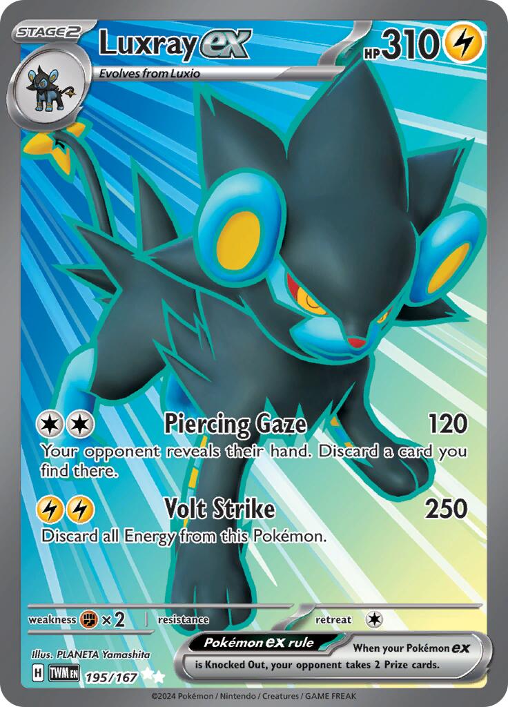 Luxray ex (195/167) [Scarlet & Violet: Twilight Masquerade] | Card Merchant Takapuna