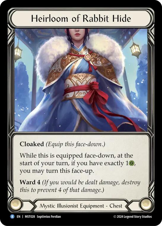 Heirloom of Rabbit Hide [MST028] (Part the Mistveil) | Card Merchant Takapuna