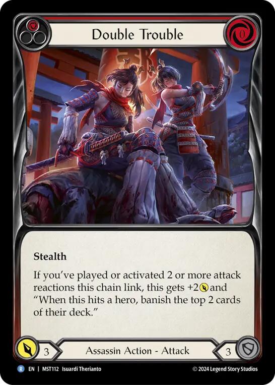 Double Trouble (Red) [MST112] (Part the Mistveil) | Card Merchant Takapuna