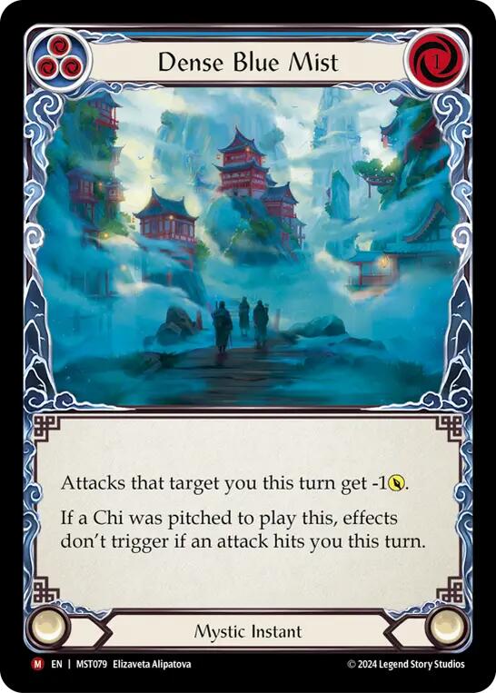 Dense Blue Mist [MST079] (Part the Mistveil)  Rainbow Foil | Card Merchant Takapuna