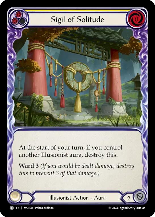 Sigil of Solitude (Yellow) [MST144] (Part the Mistveil) | Card Merchant Takapuna