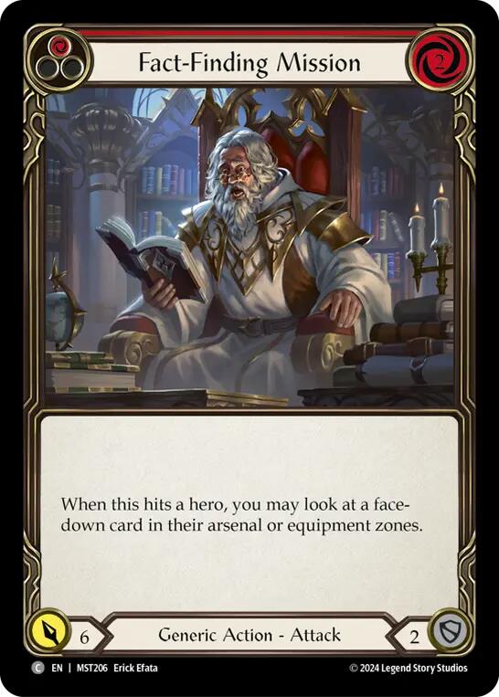 Fact-Finding Mission (Red) [MST206] (Part the Mistveil)  Rainbow Foil | Card Merchant Takapuna
