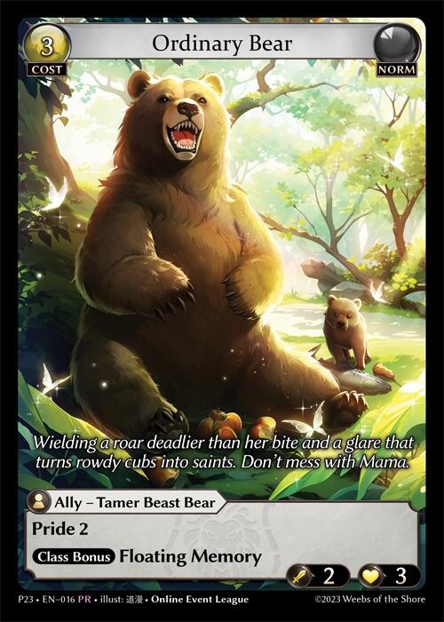Ordinary Bear (016) [Promotional Cards] | Card Merchant Takapuna