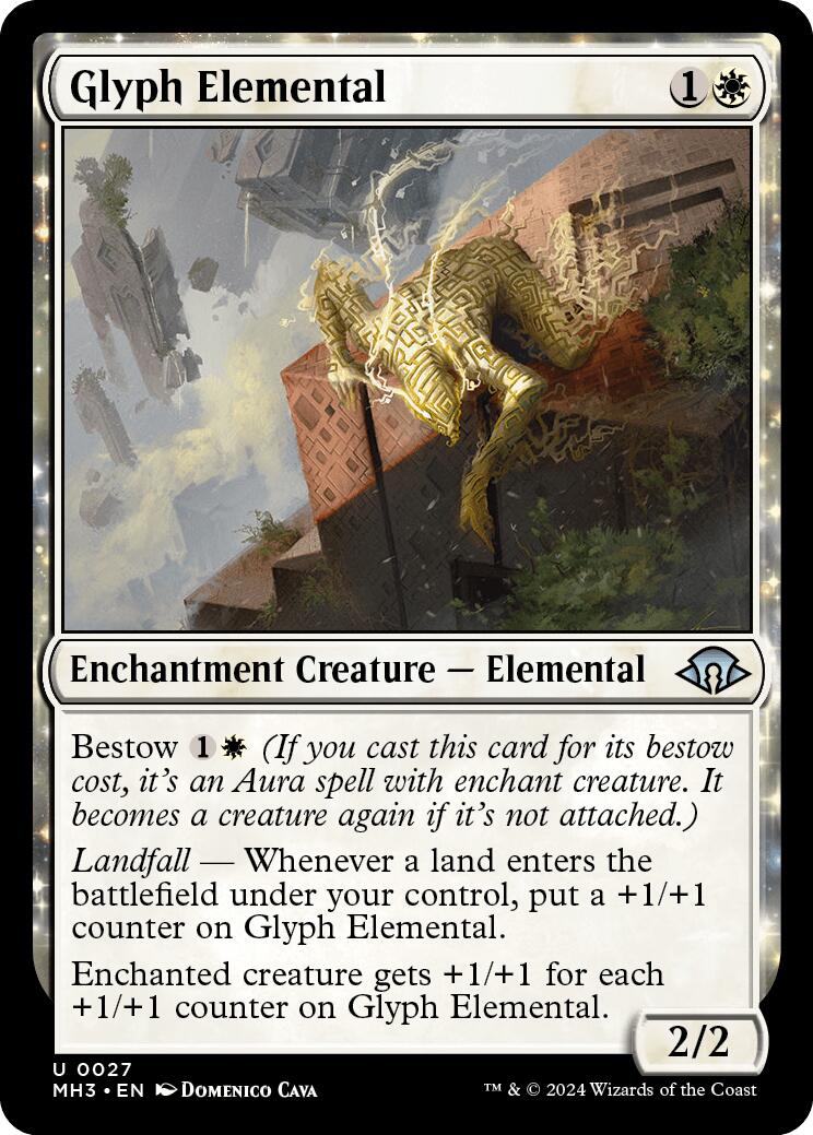 Glyph Elemental [Modern Horizons 3] | Card Merchant Takapuna