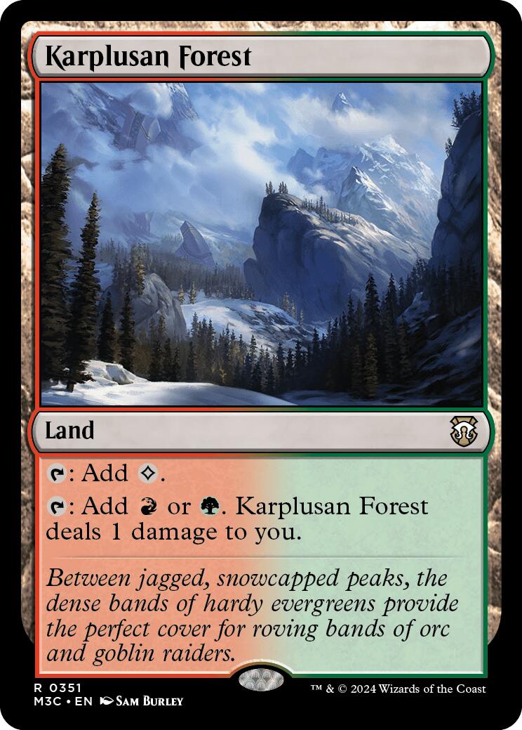 Karplusan Forest [Modern Horizons 3 Commander] | Card Merchant Takapuna