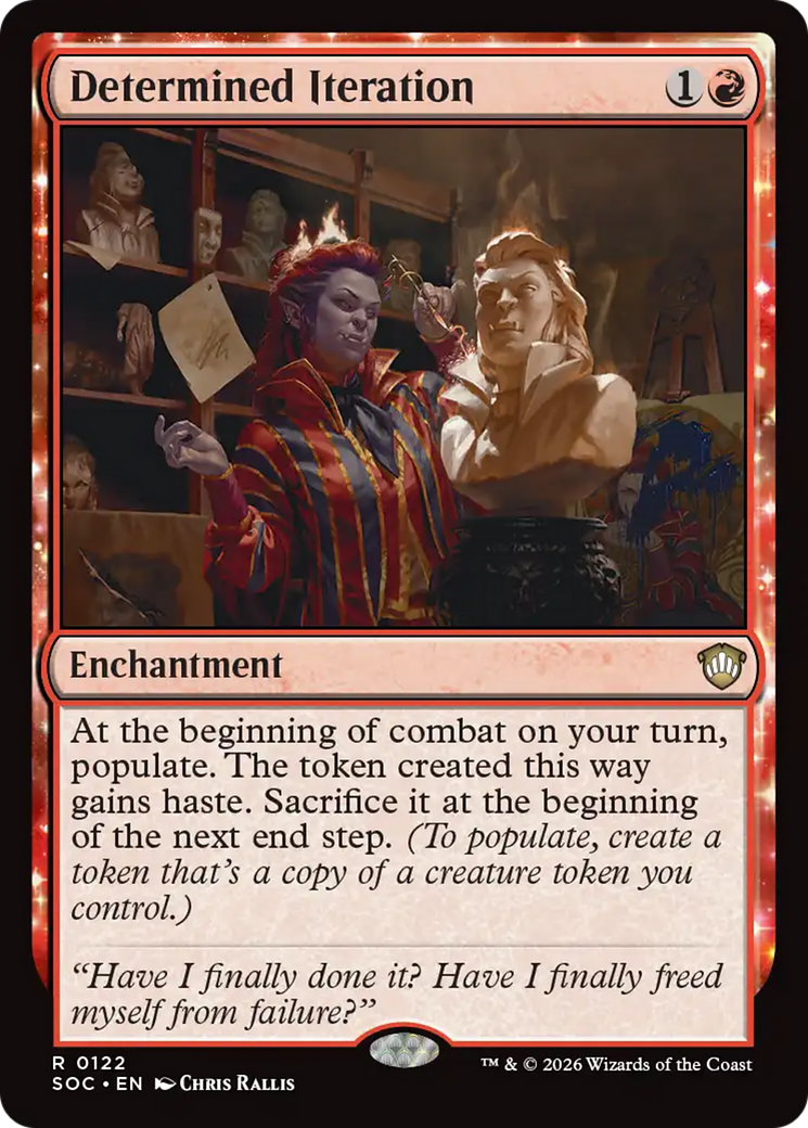 Determined Iteration [Secrets of Strixhaven Commander] | Card Merchant Takapuna