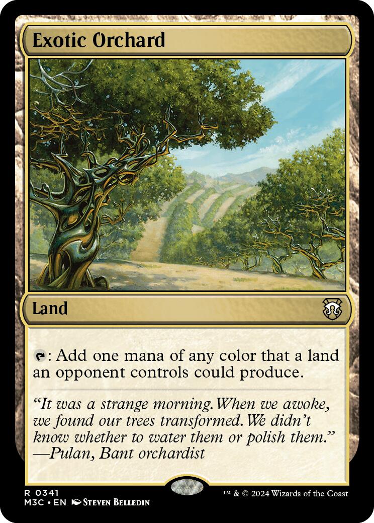 Exotic Orchard [Modern Horizons 3 Commander] | Card Merchant Takapuna