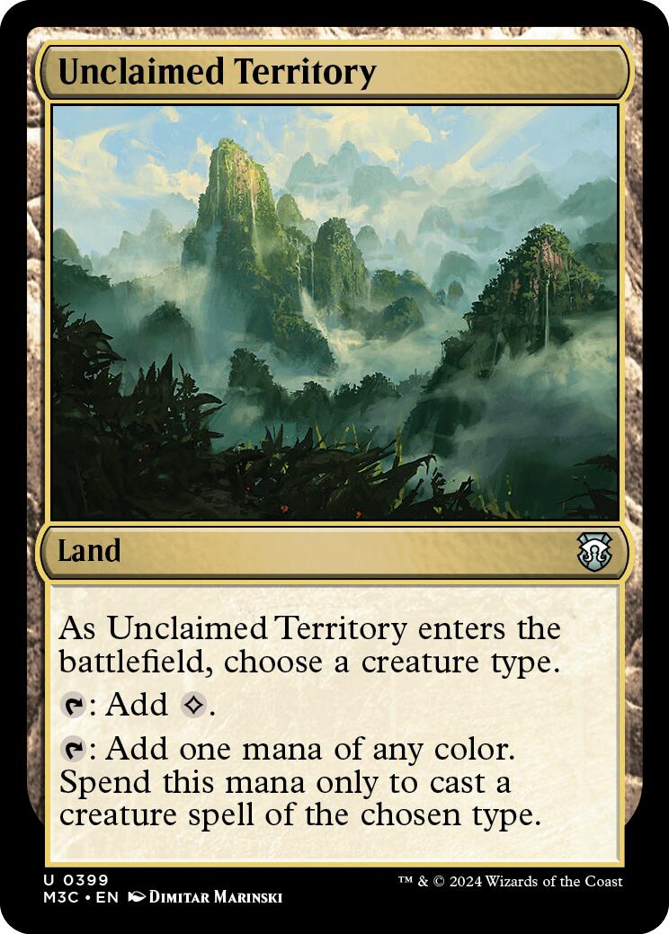 Unclaimed Territory [Modern Horizons 3 Commander] | Card Merchant Takapuna