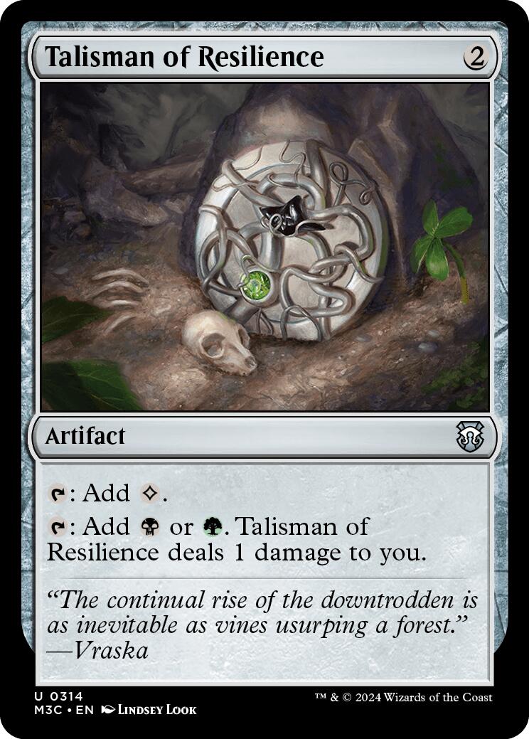 Talisman of Resilience [Modern Horizons 3 Commander] | Card Merchant Takapuna