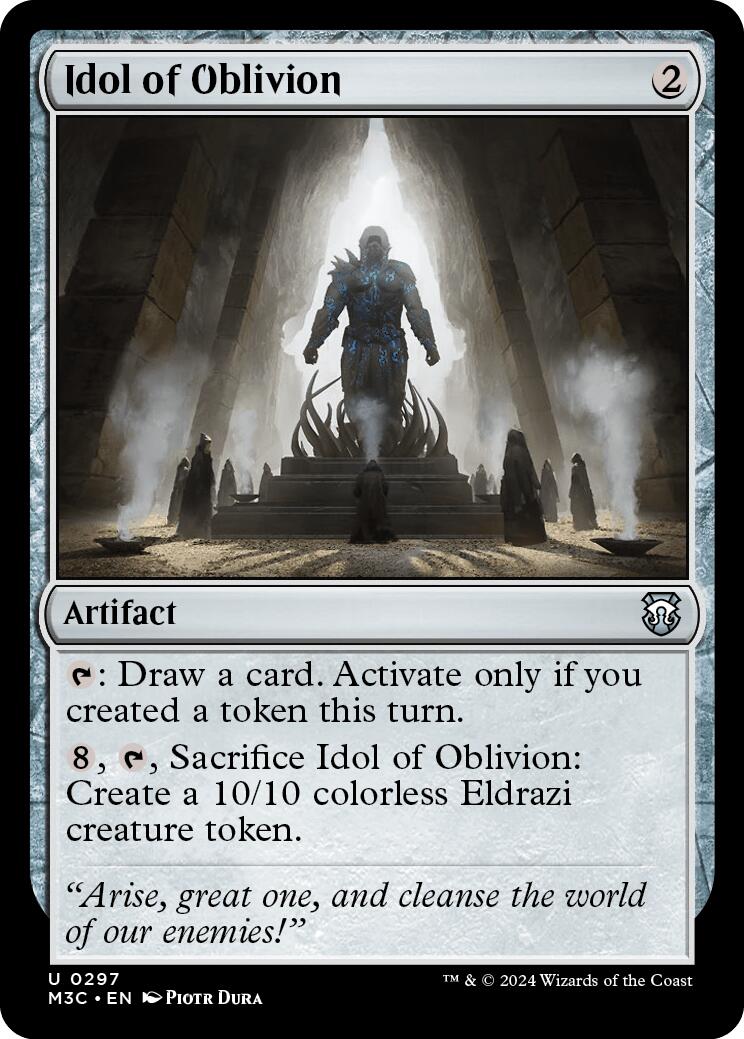 Idol of Oblivion [Modern Horizons 3 Commander] | Card Merchant Takapuna