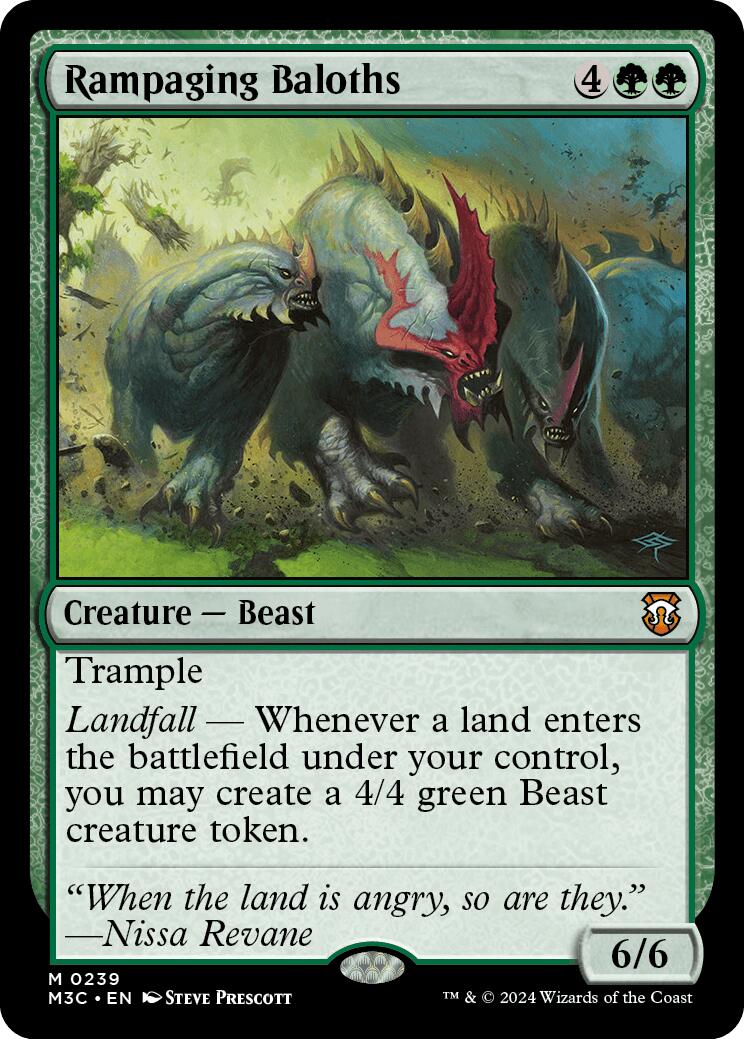 Rampaging Baloths [Modern Horizons 3 Commander] | Card Merchant Takapuna