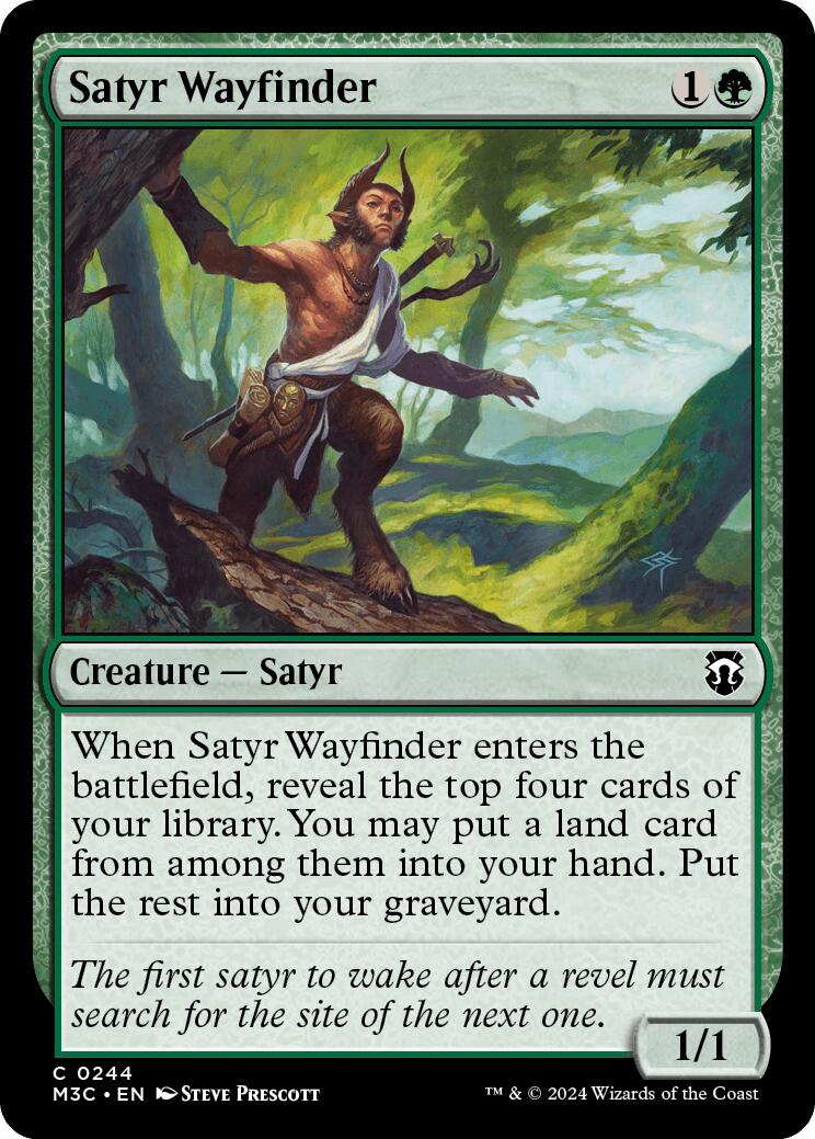 Satyr Wayfinder [Modern Horizons 3 Commander] | Card Merchant Takapuna