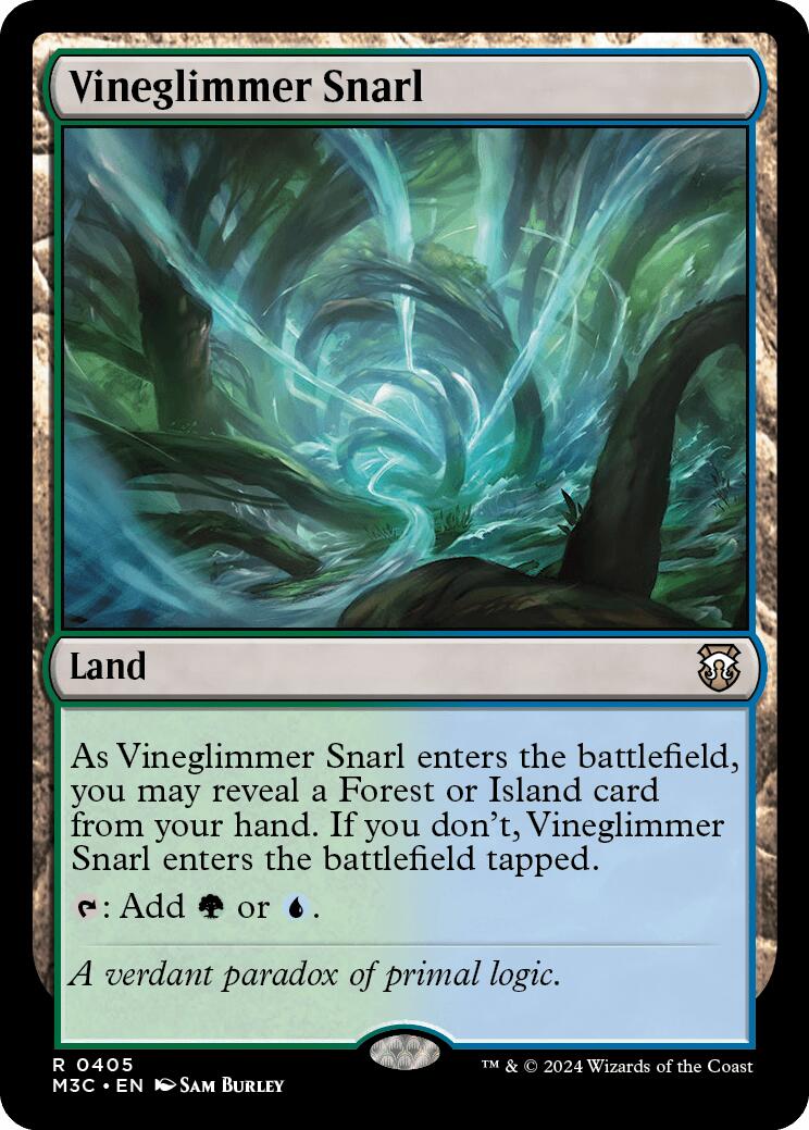 Vineglimmer Snarl [Modern Horizons 3 Commander] | Card Merchant Takapuna