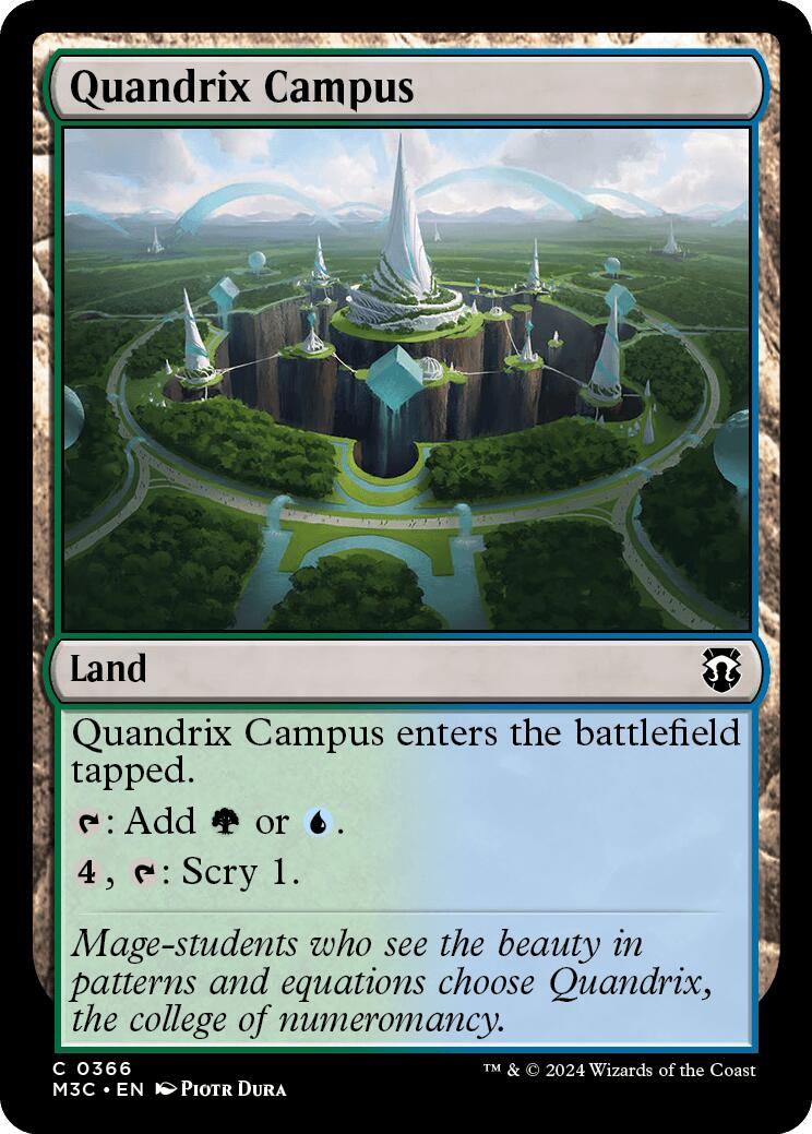 Quandrix Campus [Modern Horizons 3 Commander] | Card Merchant Takapuna