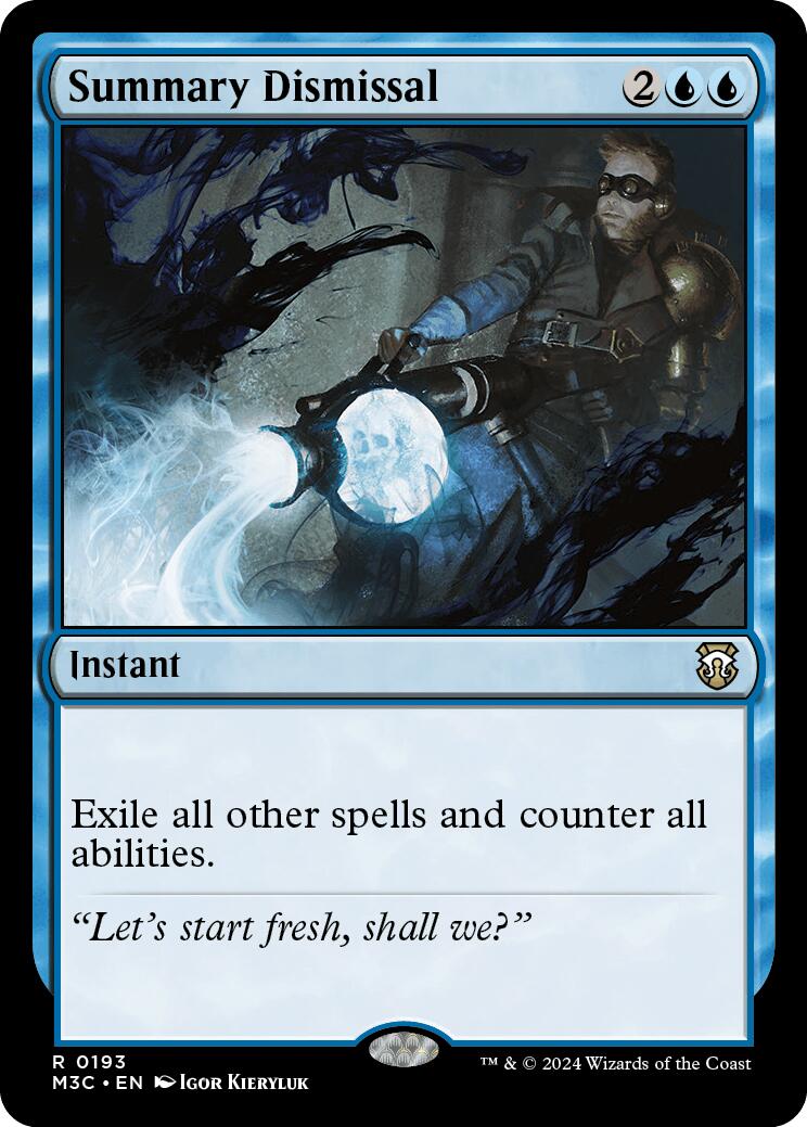 Summary Dismissal [Modern Horizons 3 Commander] | Card Merchant Takapuna