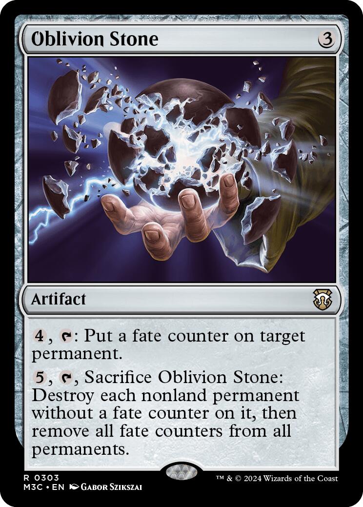 Oblivion Stone [Modern Horizons 3 Commander] | Card Merchant Takapuna