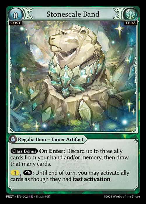 Stonescale Band (002) [Proxia's Vault] | Card Merchant Takapuna