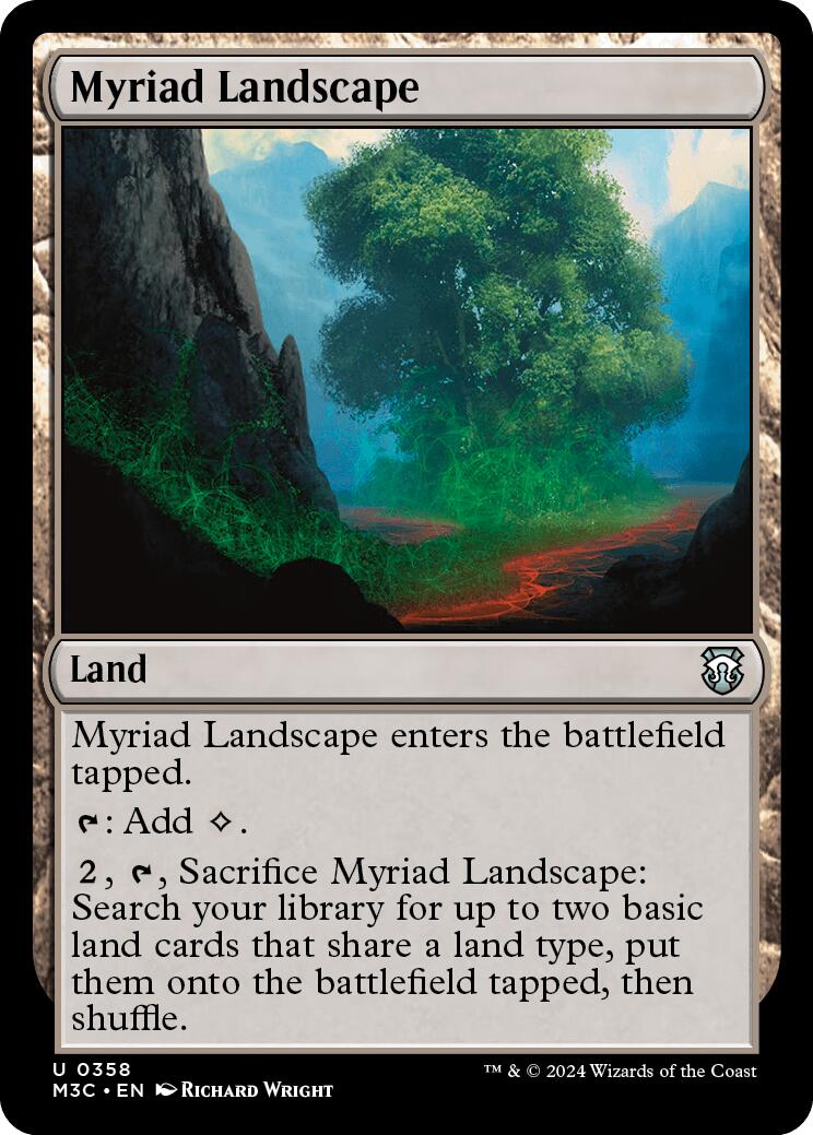 Myriad Landscape [Modern Horizons 3 Commander] | Card Merchant Takapuna