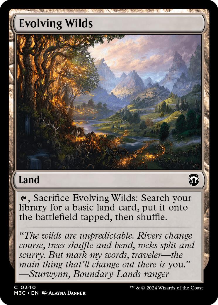 Evolving Wilds [Modern Horizons 3 Commander] | Card Merchant Takapuna