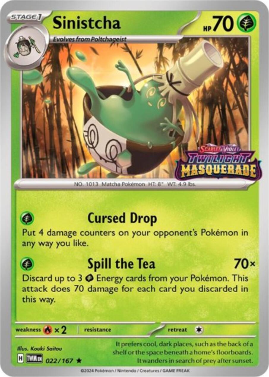 Sinistcha (022/167) [Scarlet & Violet: Black Star Promos] | Card Merchant Takapuna