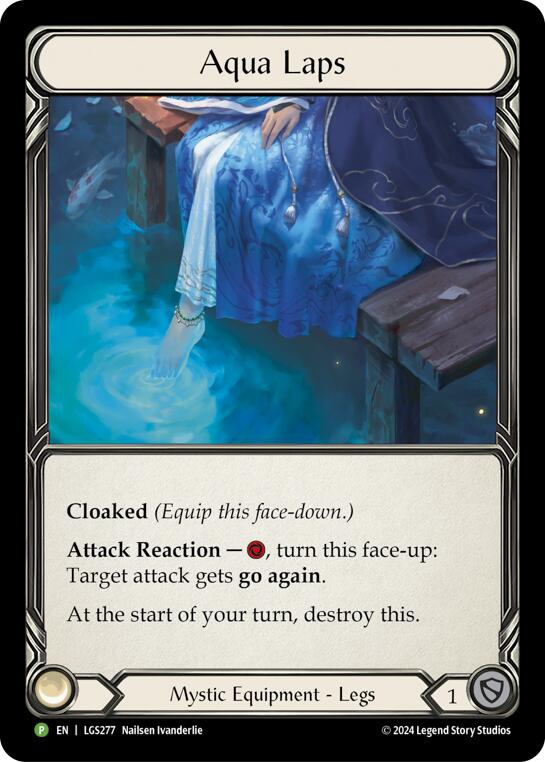 Aqua Laps [LGS277] (Promo)  Rainbow Foil | Card Merchant Takapuna