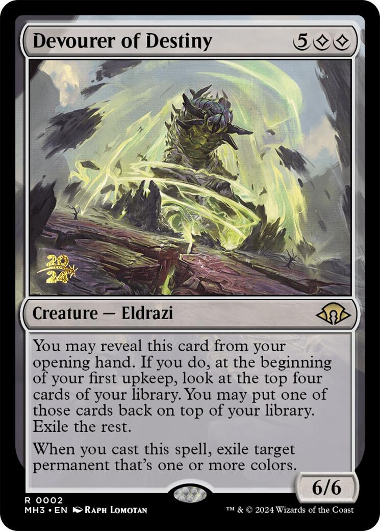Devourer of Destiny [Modern Horizons 3 Prerelease Promos] | Card Merchant Takapuna
