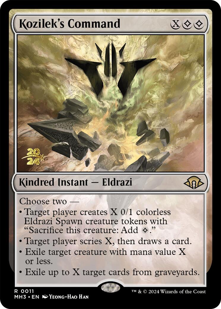 Kozilek's Command [Modern Horizons 3 Prerelease Promos] | Card Merchant Takapuna