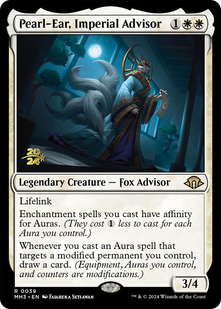 Pearl-Ear, Imperial Advisor [Modern Horizons 3 Prerelease Promos] | Card Merchant Takapuna