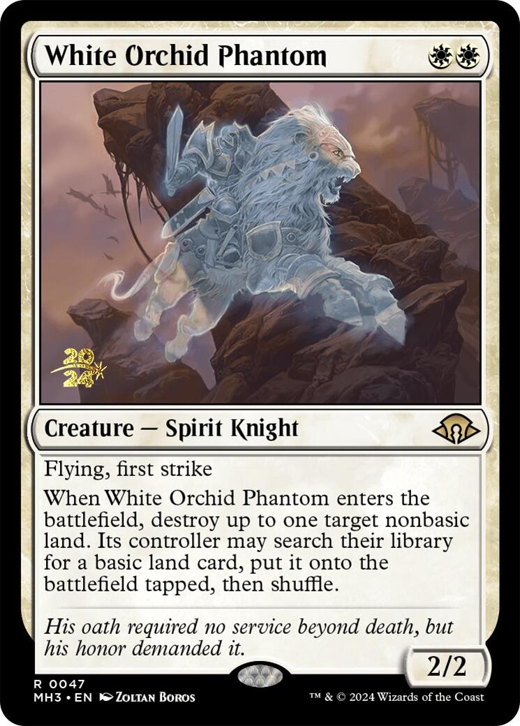 White Orchid Phantom [Modern Horizons 3 Prerelease Promos] | Card Merchant Takapuna
