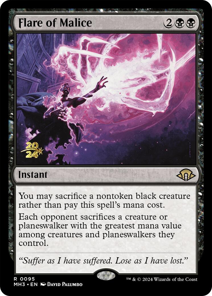Flare of Malice [Modern Horizons 3 Prerelease Promos] | Card Merchant Takapuna