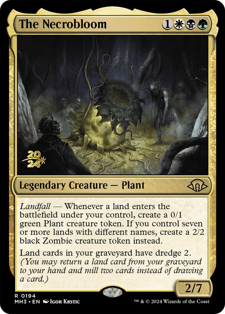 The Necrobloom [Modern Horizons 3 Prerelease Promos] | Card Merchant Takapuna