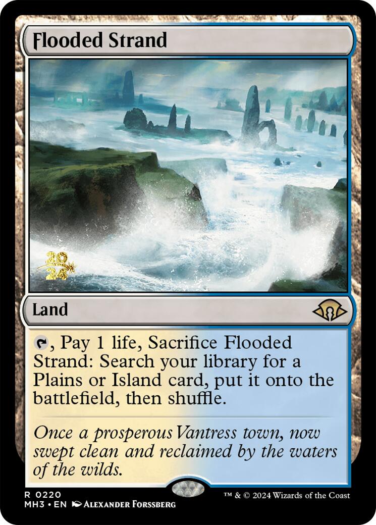 Flooded Strand [Modern Horizons 3 Prerelease Promos] | Card Merchant Takapuna