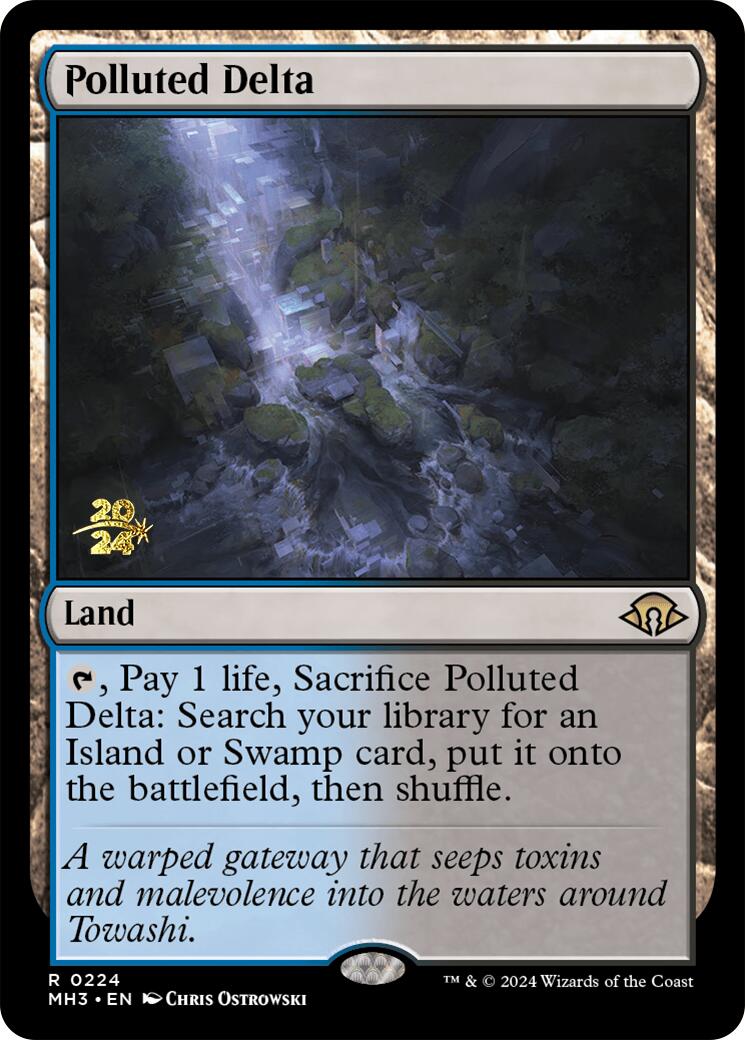 Polluted Delta [Modern Horizons 3 Prerelease Promos] | Card Merchant Takapuna