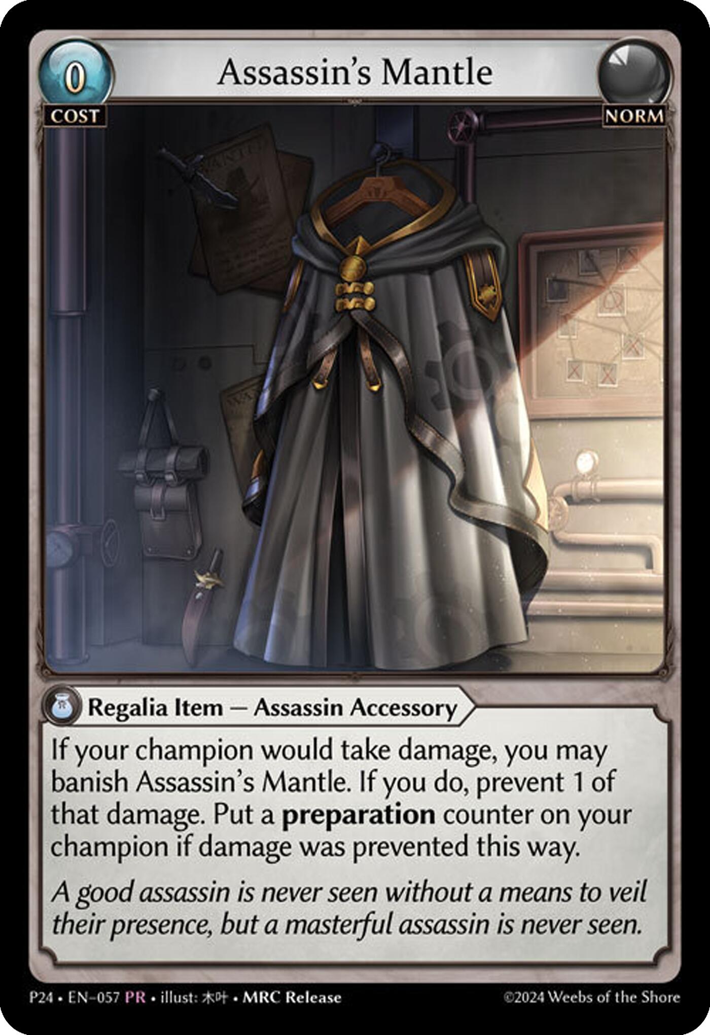 Assassin's Mantle (057) [Promotional Cards] | Card Merchant Takapuna