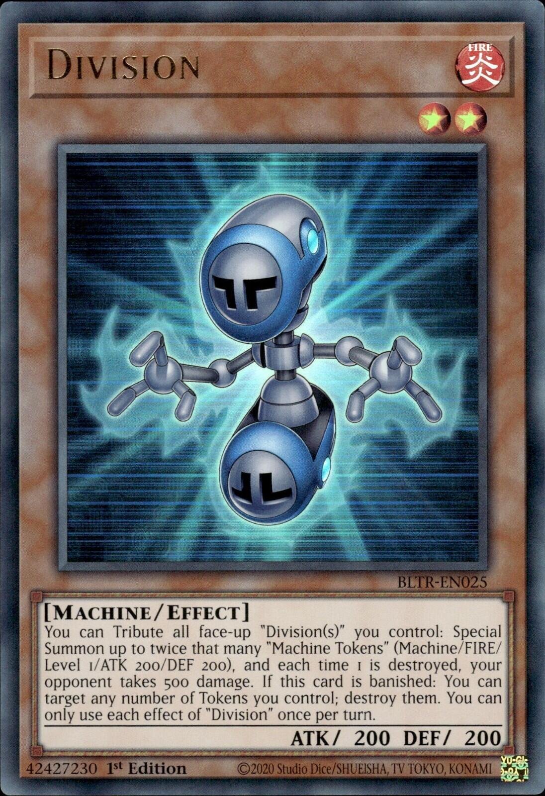 Division [BLTR-EN025] Ultra Rare | Card Merchant Takapuna
