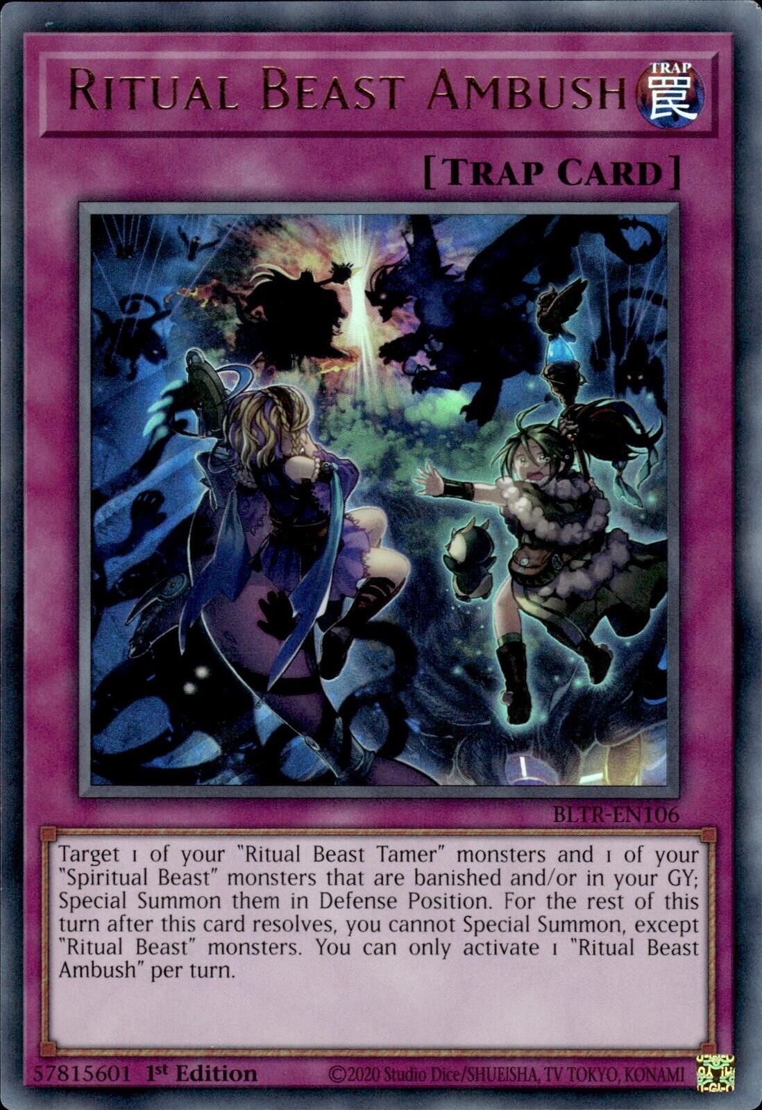 Ritual Beast Ambush [BLTR-EN106] Ultra Rare | Card Merchant Takapuna