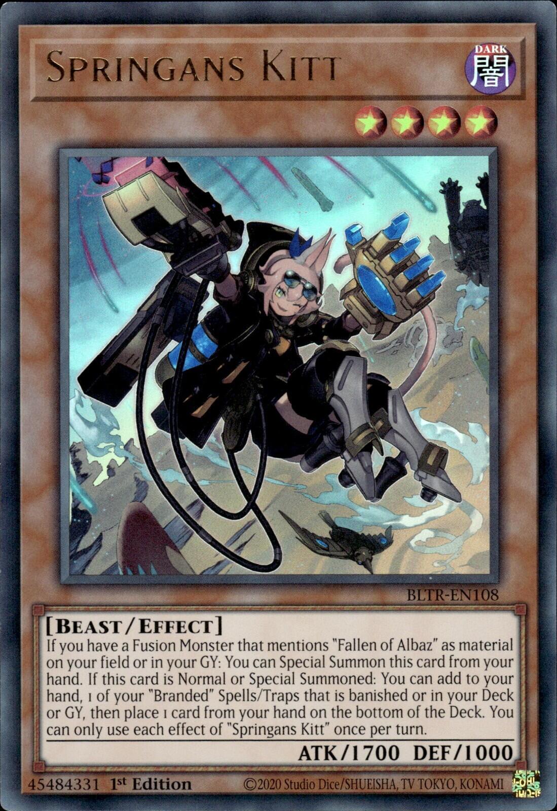 Springans Kitt [BLTR-EN108] Ultra Rare | Card Merchant Takapuna