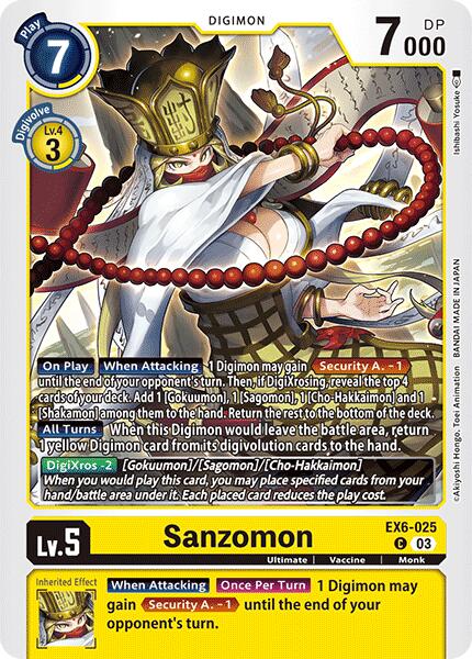 Sanzomon [EX6-025] [Infernal Ascension] | Card Merchant Takapuna