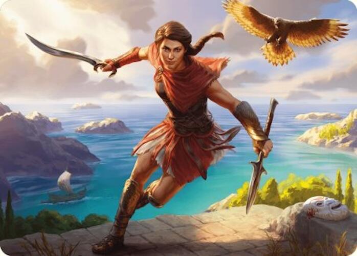 Kassandra, Eagle Bearer Art Card [Assassin's Creed Art Series] | Card Merchant Takapuna