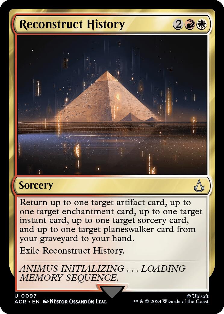 Reconstruct History [Assassin's Creed] | Card Merchant Takapuna